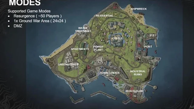 Ashika Island map - Call of Duty Warzone for PC
