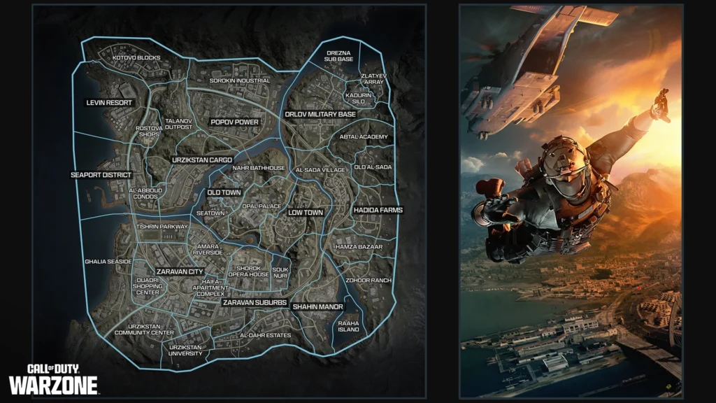 Urzikstan Map - Call of Duty Warzone for PC